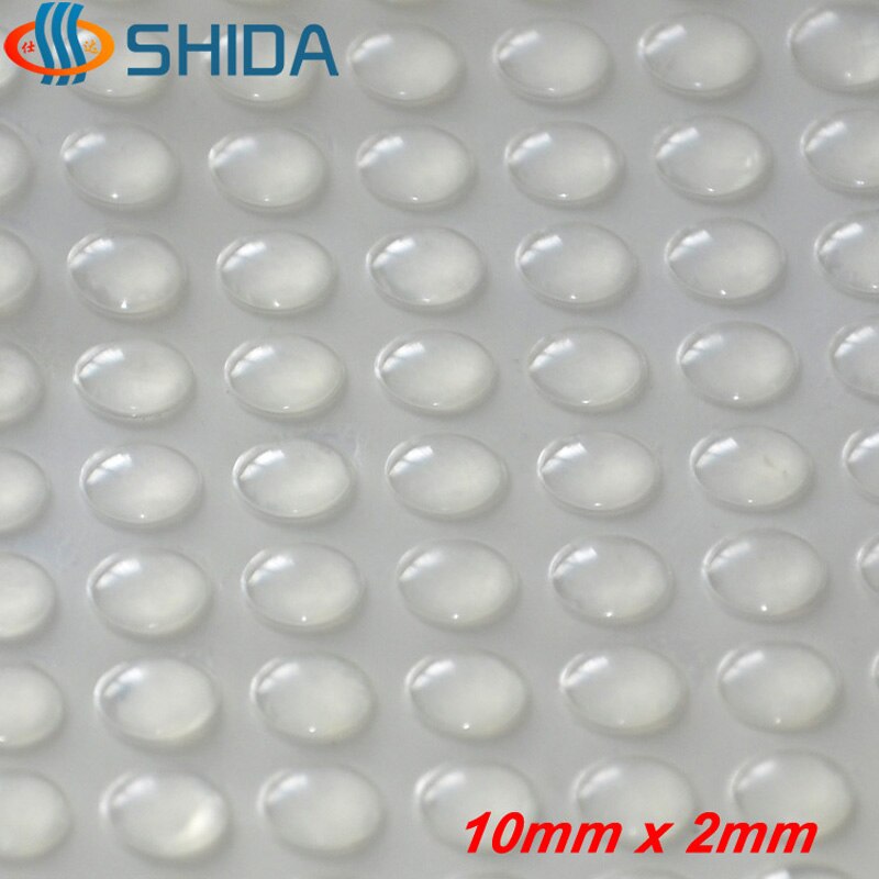 500 pcs 10*2mm 3 m ڱ  ε巴 Ȯ anti slip ձ  Ǹ  Ʈ е sticky silicone shock absorber